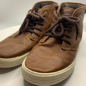 Nautica 1/4 Top Brown Leather Shoe